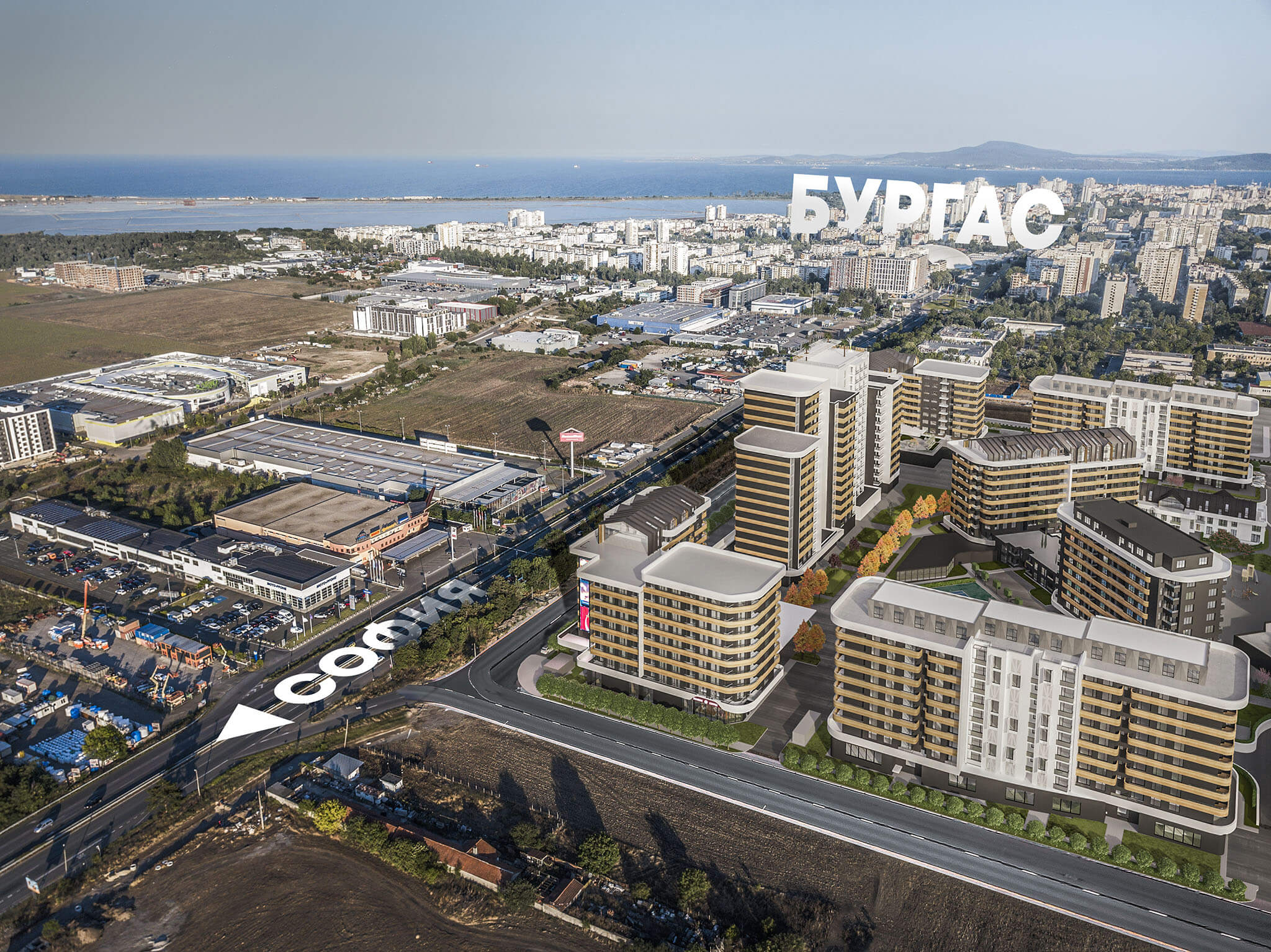 НОВОЕ СТРОИТЕЛЬСТВО Апартамент с одной спальней в АТЛАС 2, ЖК AZIMUTH, Бургас, Болгария — изображение 16