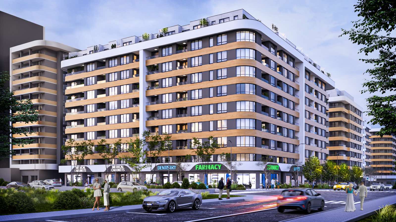 НОВОЕ СТРОИТЕЛЬСТВО Студия в АТЛАС 3, ЖК AZIMUTH, Бургас, Болгария — изображение 17