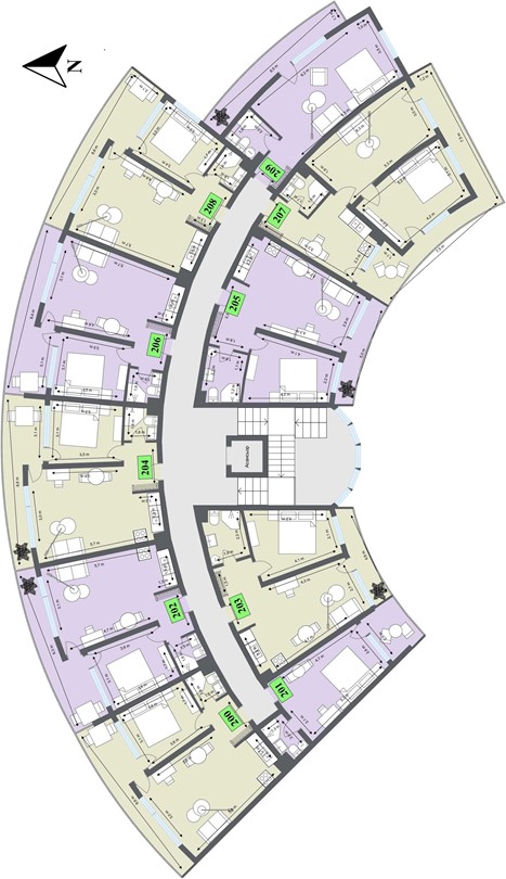 Продаются апартаменты в отреставрированном комплексе АКВАМАРИН, Обзор — изображение 11