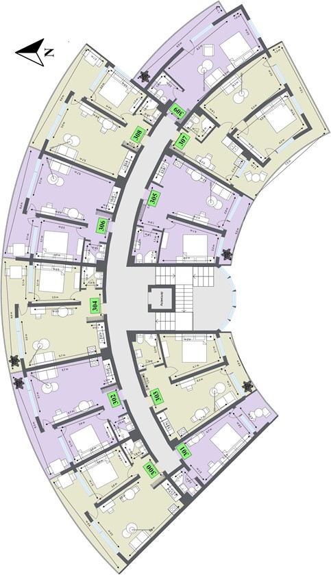 Продаются апартаменты в отреставрированном комплексе АКВАМАРИН, Обзор — изображение 12