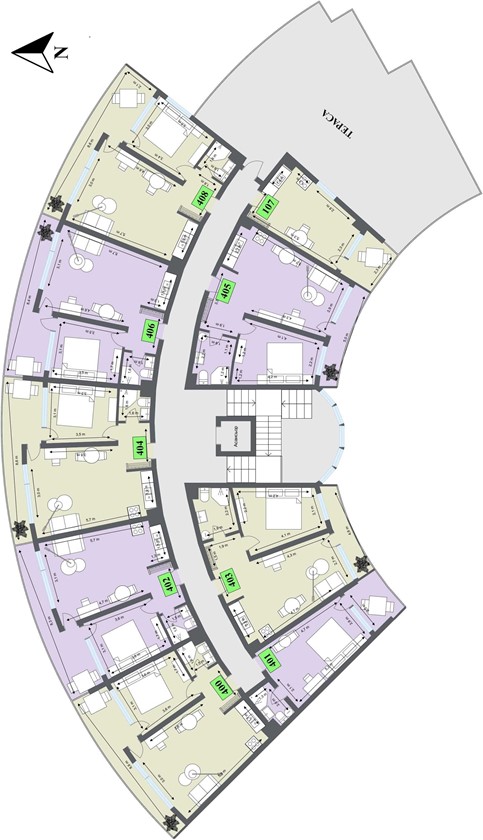 Продаются апартаменты в отреставрированном комплексе АКВАМАРИН, Обзор — изображение 13