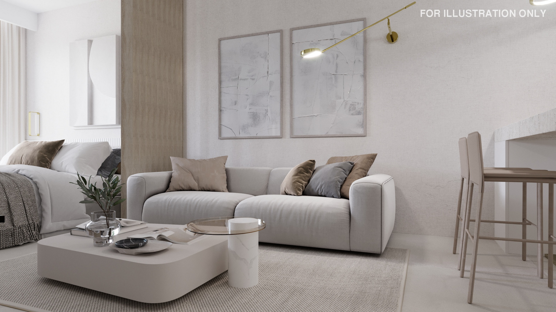 НОВОЕ СТРОИТЕЛЬСТВО Студия в комплексе Caesar Palm Jumeirah Северный Кипр — изображение 4