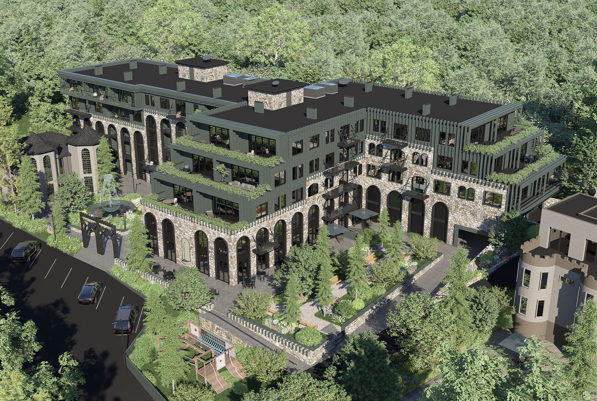 НОВОЕ СТРОИТЕЛЬСТВО Апартаменты в комплексе ЖК FOREST CASTLE , Варна — изображение 2