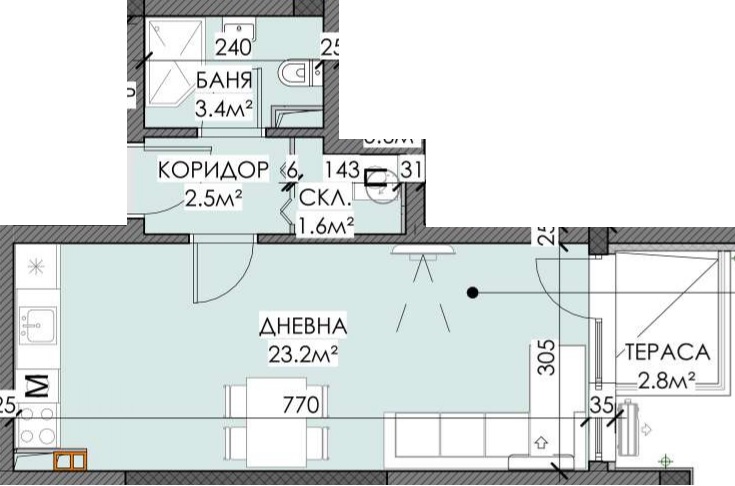 НОВОЕ СТРОИТЕЛЬСТВО ЖИЛОЙ ДОМ"СКАРАБЕЙ 18" Сарафово — изображение 8