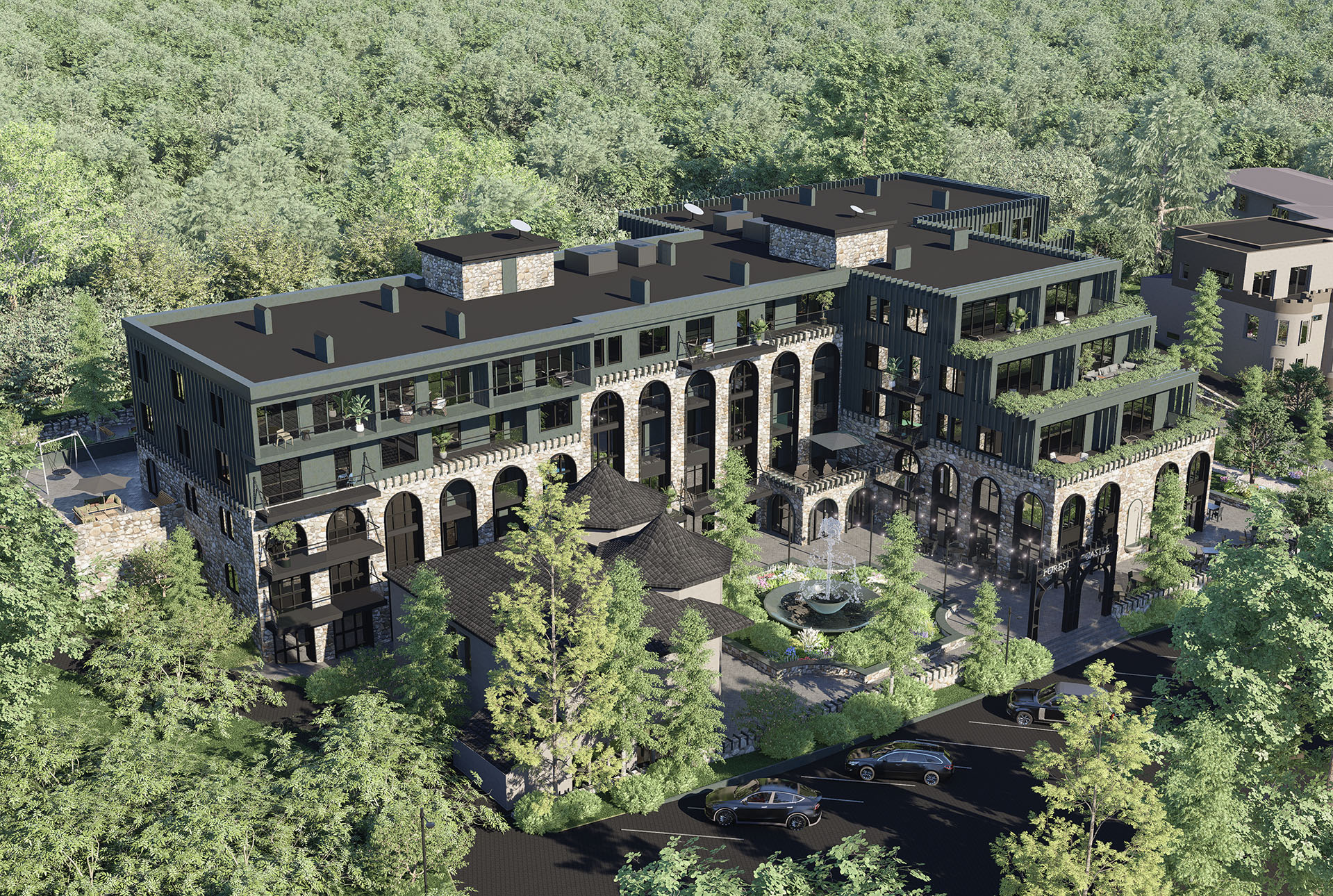 НОВОЕ СТРОИТЕЛЬСТВО Апартаменты в комплексе ЖК FOREST CASTLE , Варна — изображение 3