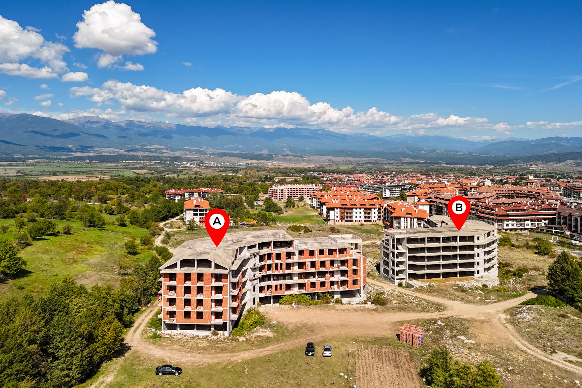 НОВОЕ СТРОИТЕЛЬСТВО Апартаменты в комплексе на вершине БАНСКО