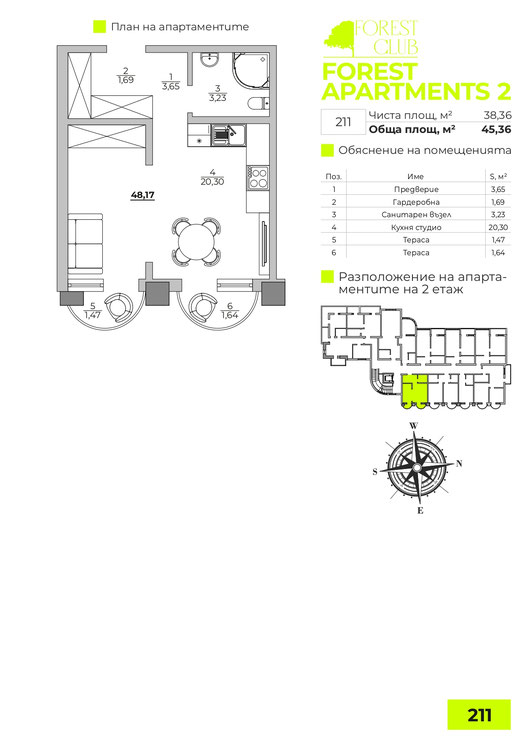НОВОЕ СТРОИТЕЛЬСТВО АПАРТАМЕНТЫ В КОМПЛЕКСЕ Forest Apartments 2 ВАРНА — изображение 23