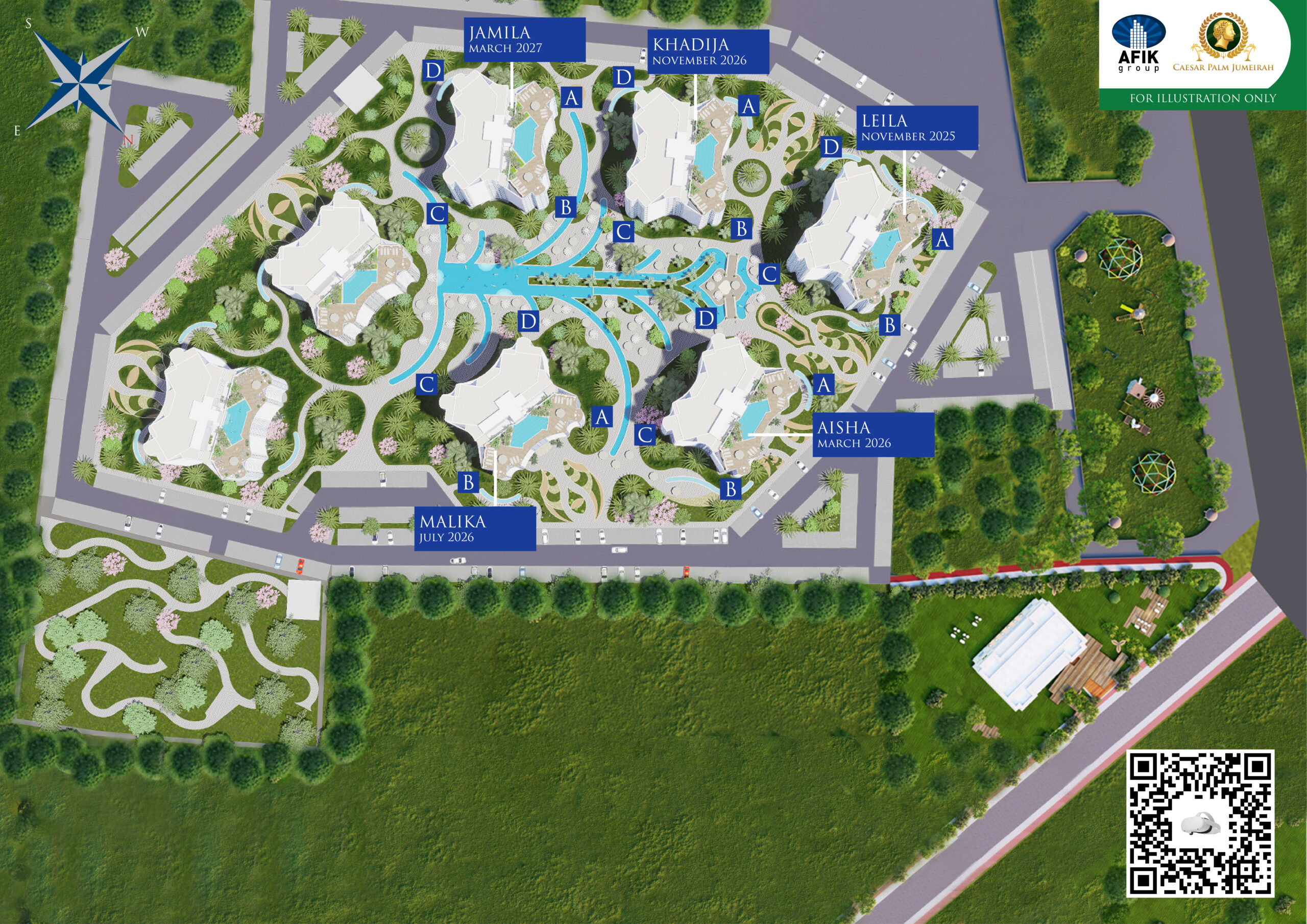 НОВОЕ СТРОИТЕЛЬСТВО Проект CAESAR PALM JUMEIRAH Недвижимость на Северном Кипре — изображение 3