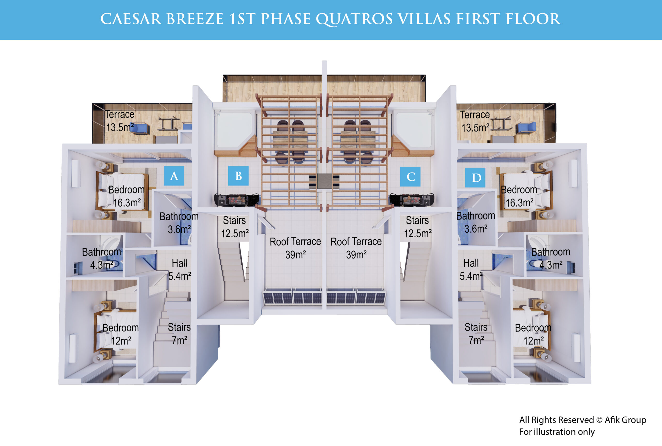 НОВОЕ СТРОИТЕЛЬСТВО Проект CAESAR BREEZE Недвижимость на Северном Кипре — изображение 19