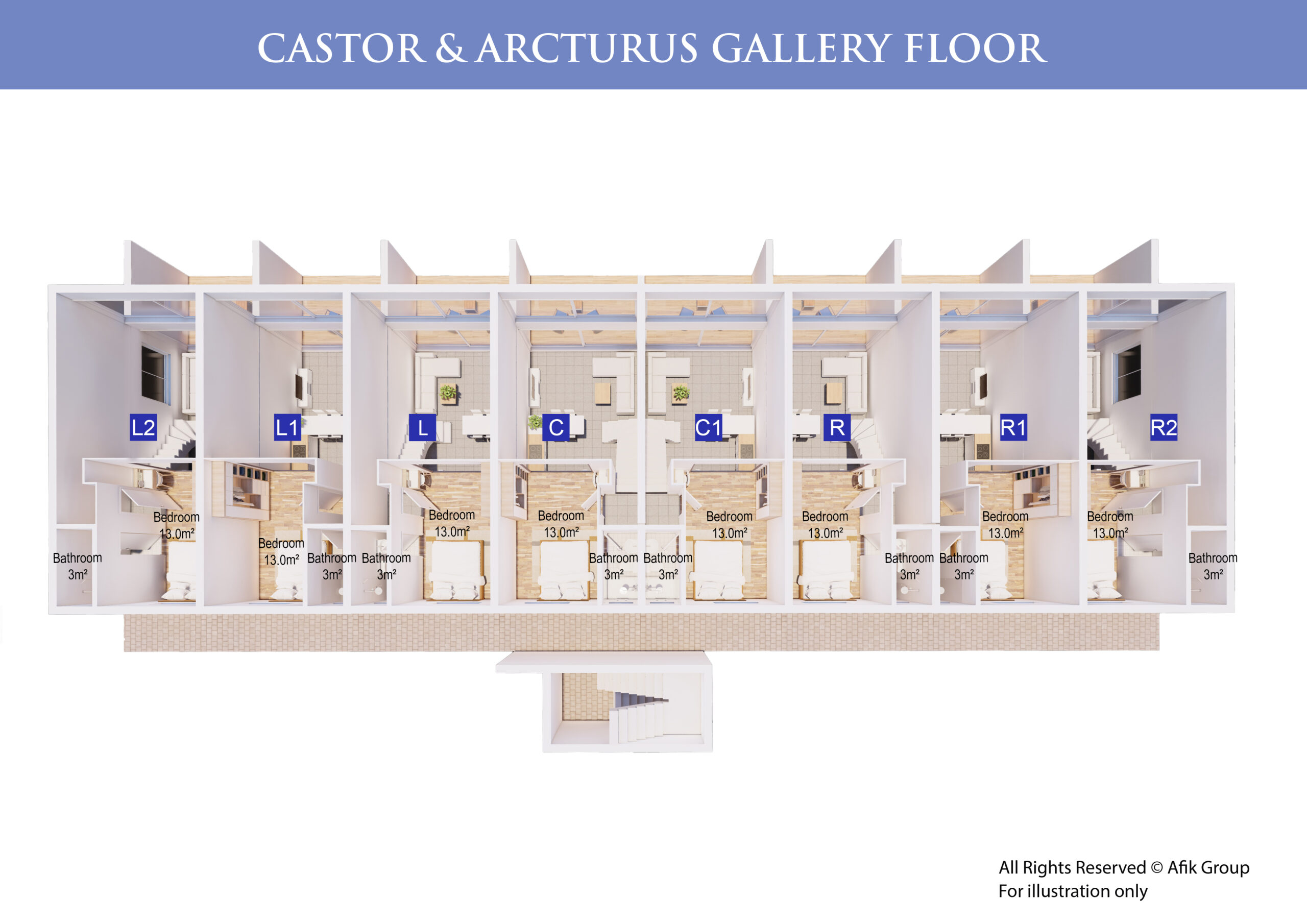 НОВОЕ СТРОИТЕЛЬСТВО Квартиры 2+1 в ЖК CAESAR BREEZE, Кирения, Северный Кипр — изображение 11