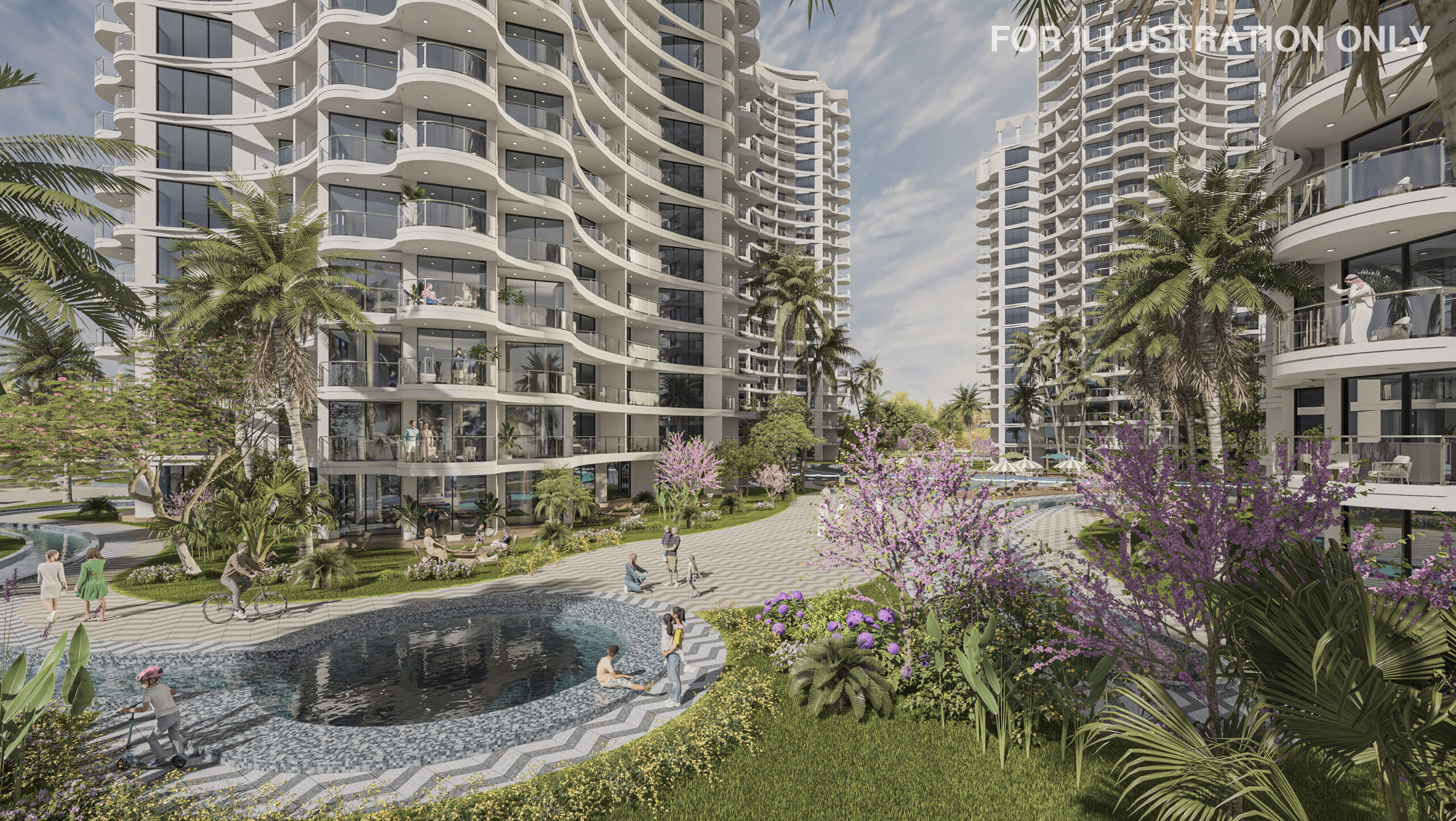 НОВОЕ СТРОИТЕЛЬСТВО Проект CAESAR PALM JUMEIRAH Недвижимость на Северном Кипре