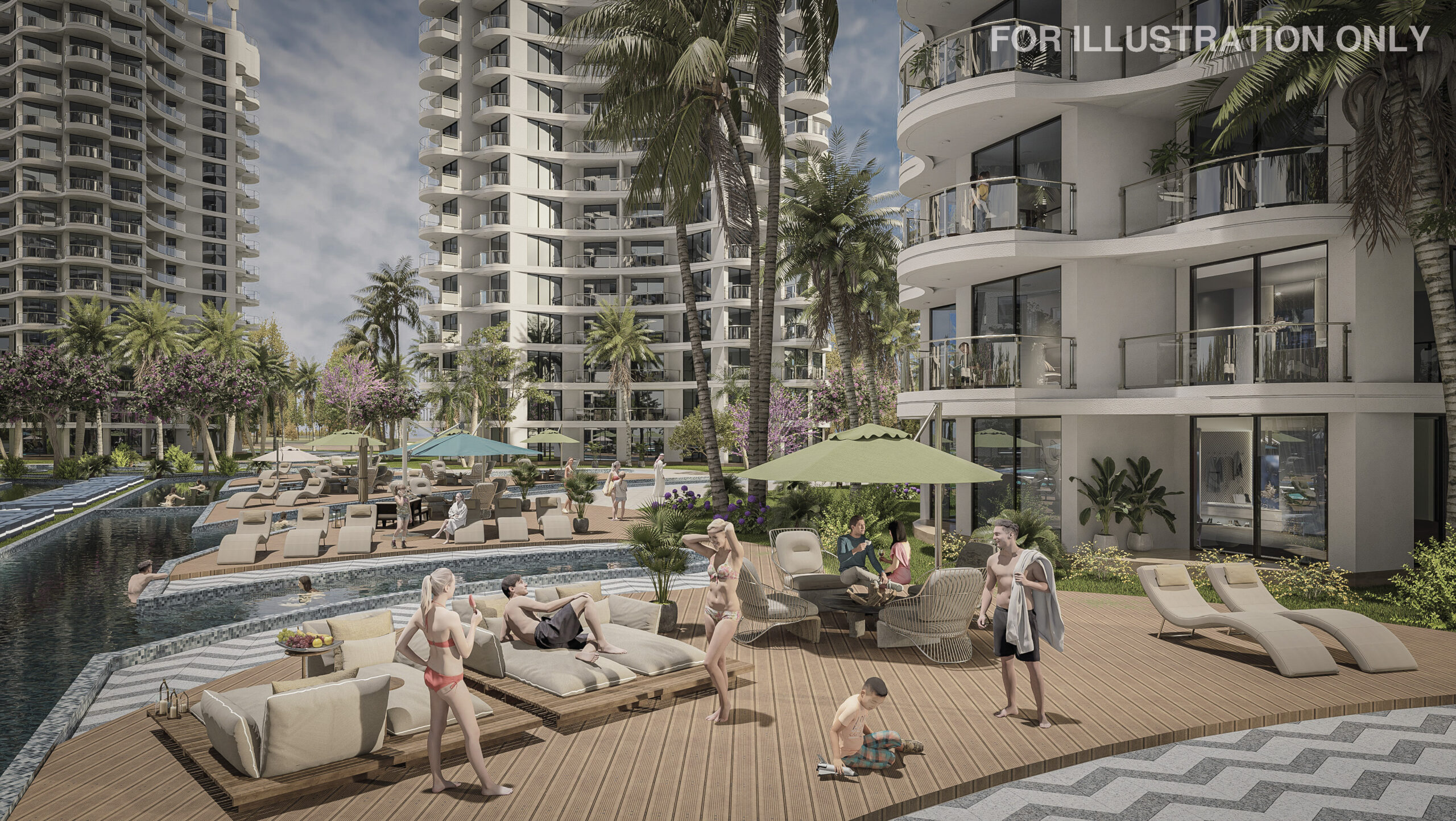 НОВОЕ СТРОИТЕЛЬСТВО Проект CAESAR PALM JUMEIRAH Недвижимость на Северном Кипре — изображение 20