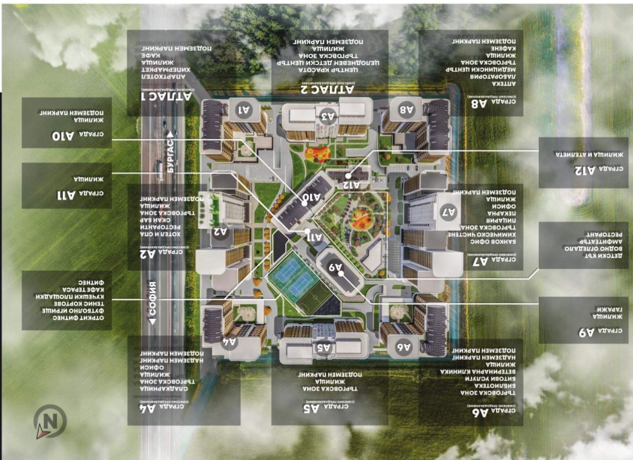 НОВОЕ СТРОИТЕЛЬСТВО АПАРТАМЕНТЫ В КОМПЛЕКСЕ AZIMUTH АТЛАС 3 БУРГАС — изображение 2