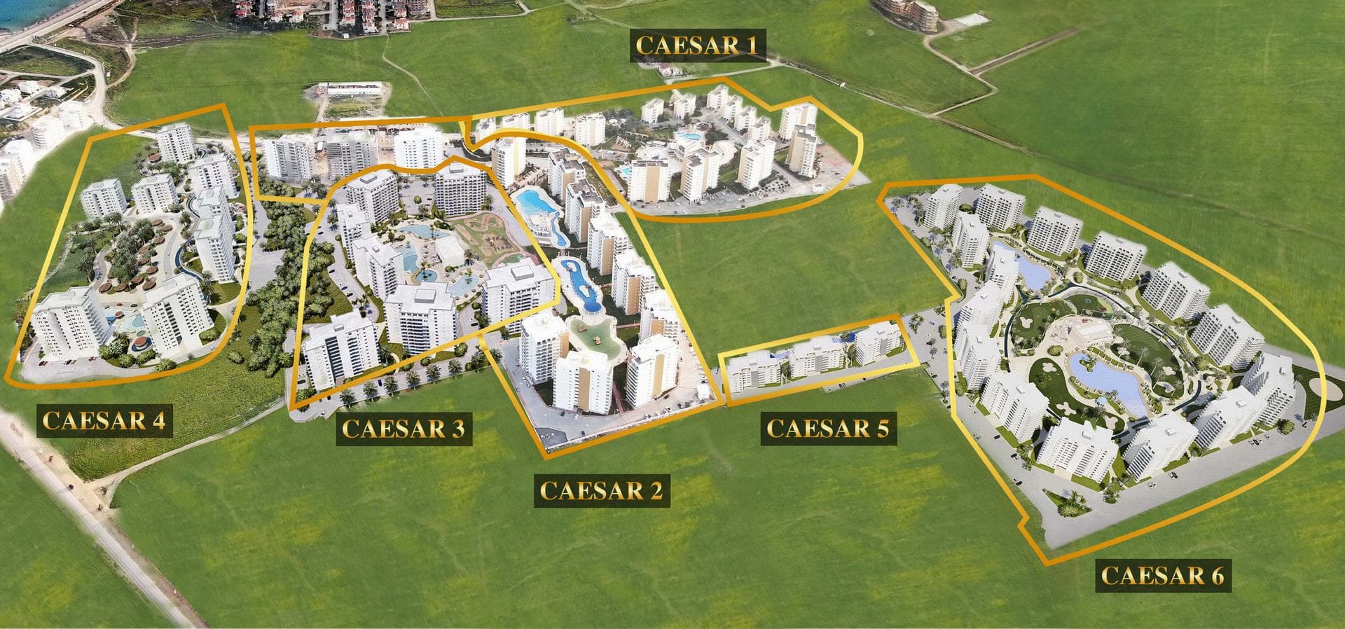 НОВОЕ СТРОИТЕЛЬСТВО Апартаменты комплекса Caesar Resort 1+1 Апартаменты 60 м2 — изображение 2