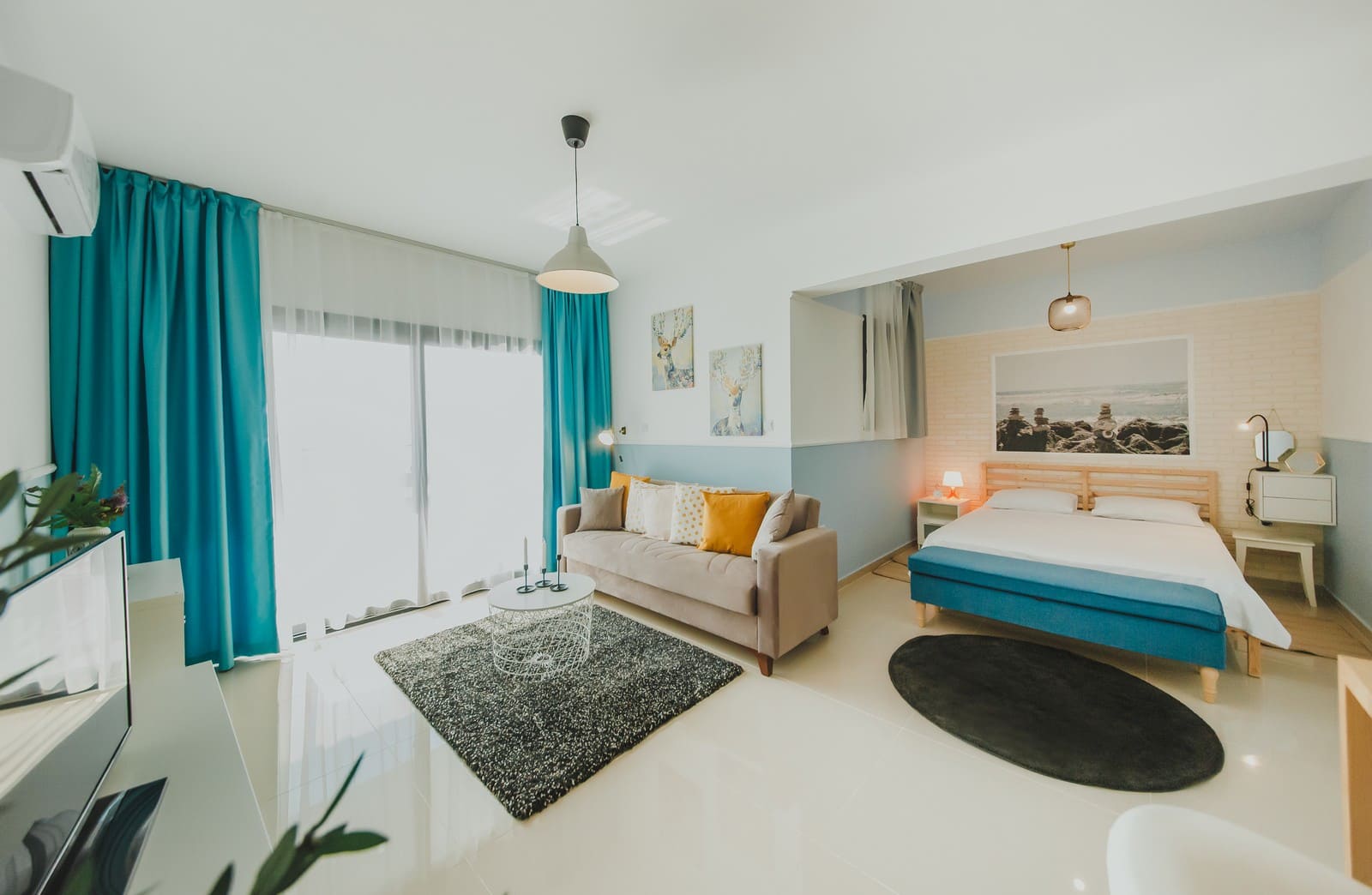 НОВОЕ СТРОИТЕЛЬСТВО Апартаменты комплекса Caesar Resort Студио с нишей 56 м2