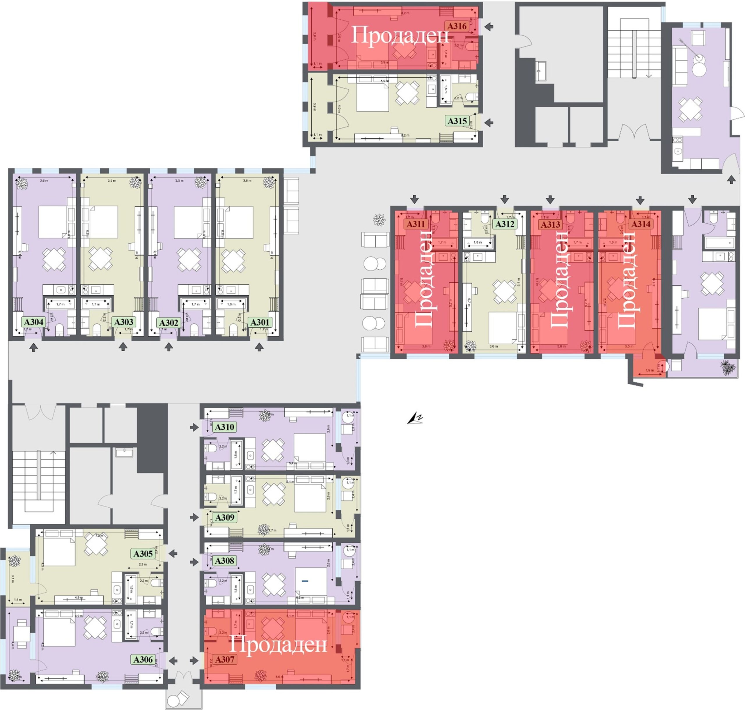 НОВОЕ СТРОИТЕЛЬСТВО Продаются апартаменты в комплексе БАНСКО — изображение 8