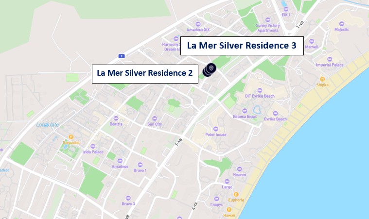 НОВОЕ СТРОИТЕЛЬСТВО Апартаменты в новым жилом комплексе La Mer Silver Residence Солнечный Берег — изображение 13