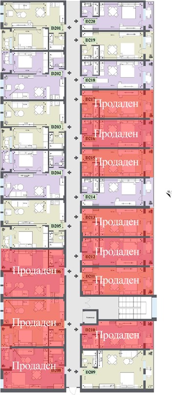 НОВОЕ СТРОИТЕЛЬСТВО Продаются апартаменты в комплексе БАНСКО — изображение 23